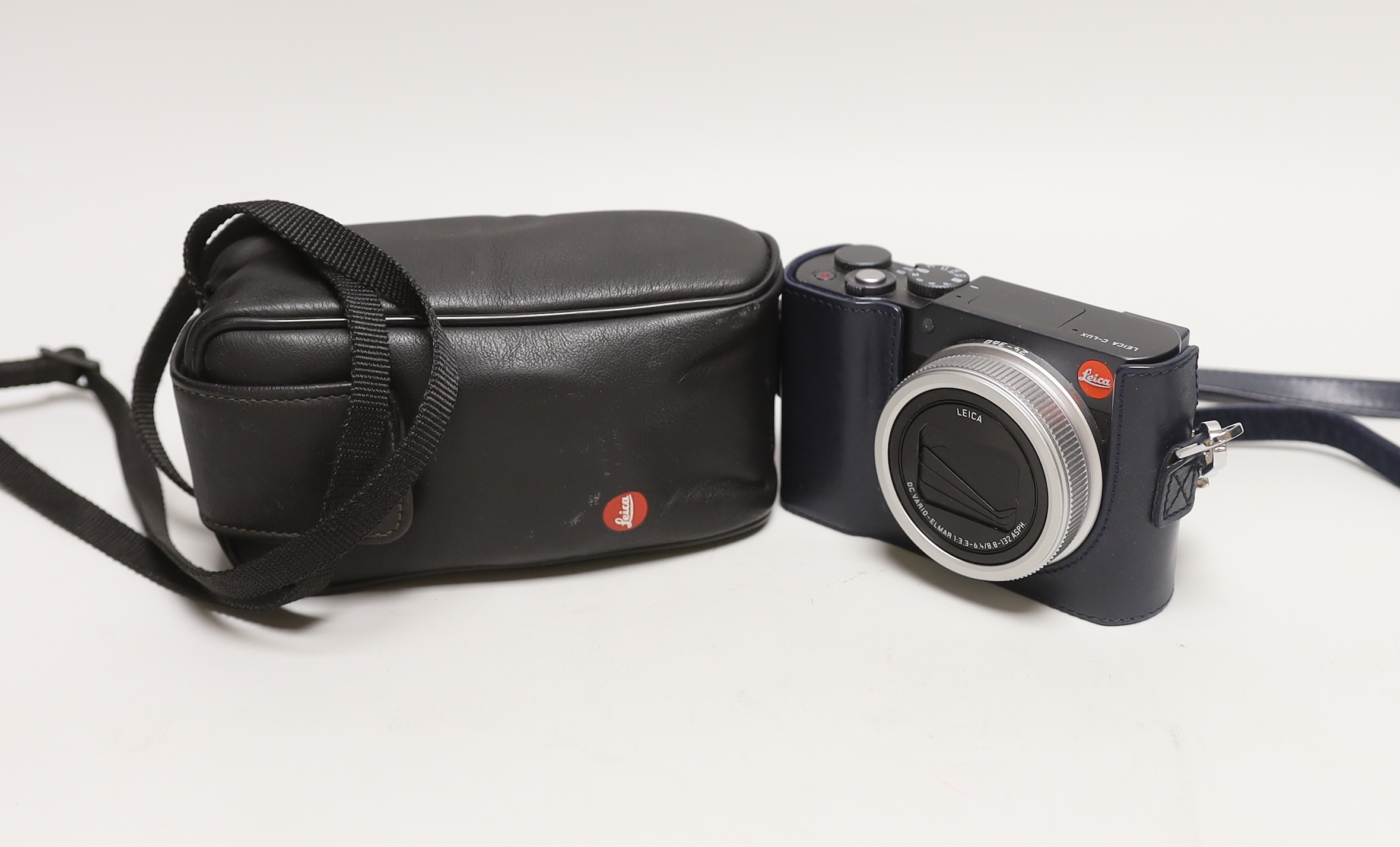 Two digital Leica cameras - a C-LUX and an AF-C1